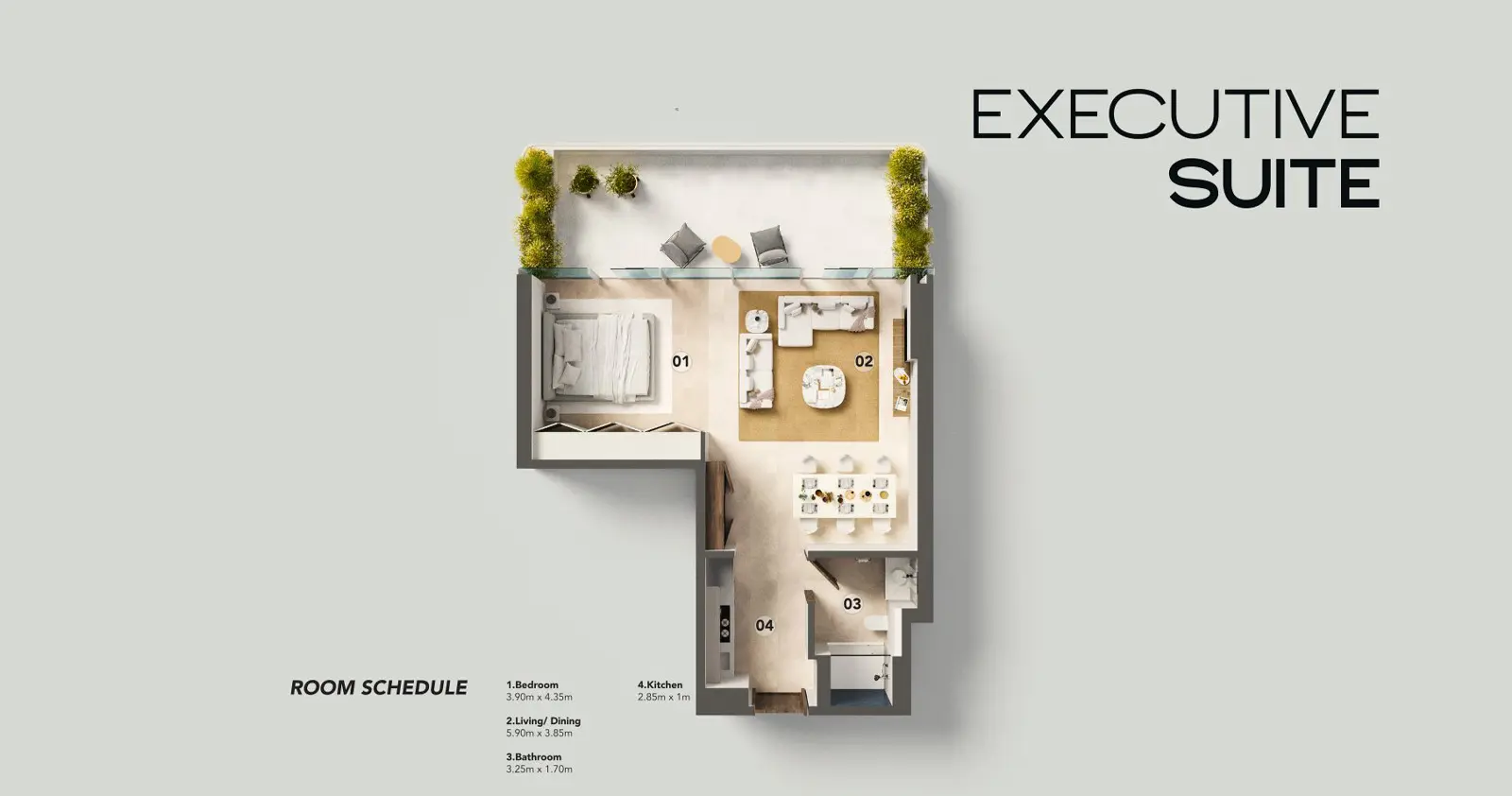 Executive Suite floor plan