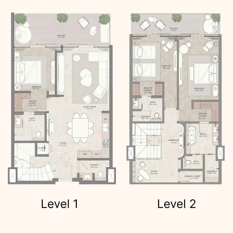 3 bedroom floor plan