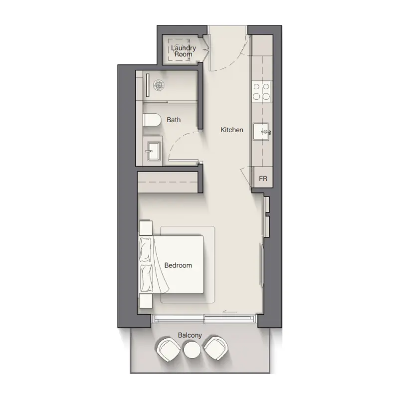 Studio floor plan