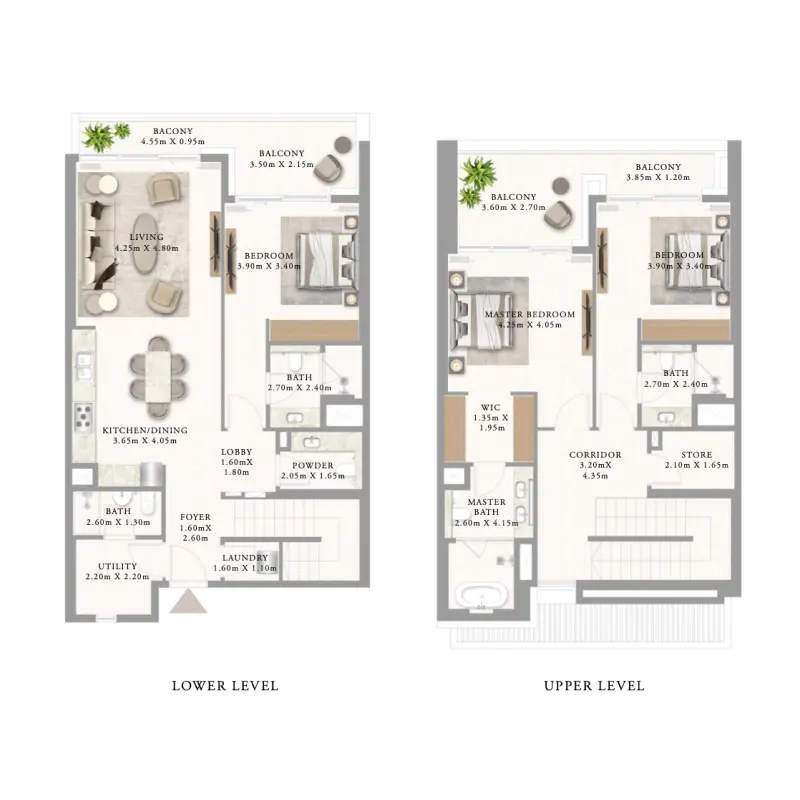 3 bedroom floor plan
