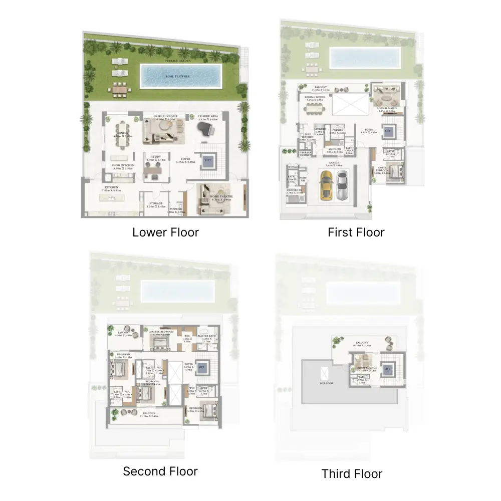 5 bedroom floor plan