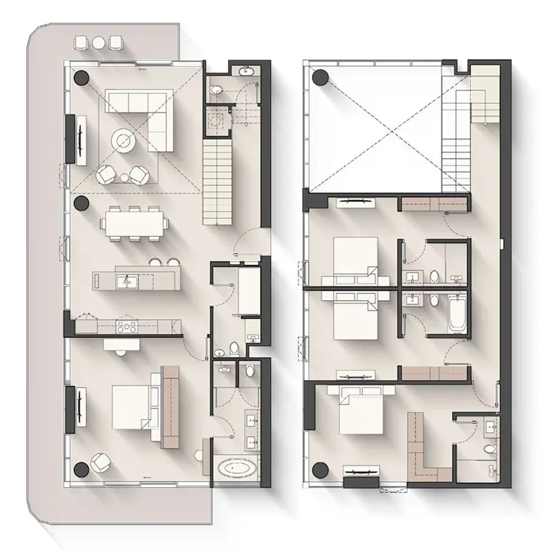 4 bedroom Penthouse -  Soto Grande floor plan