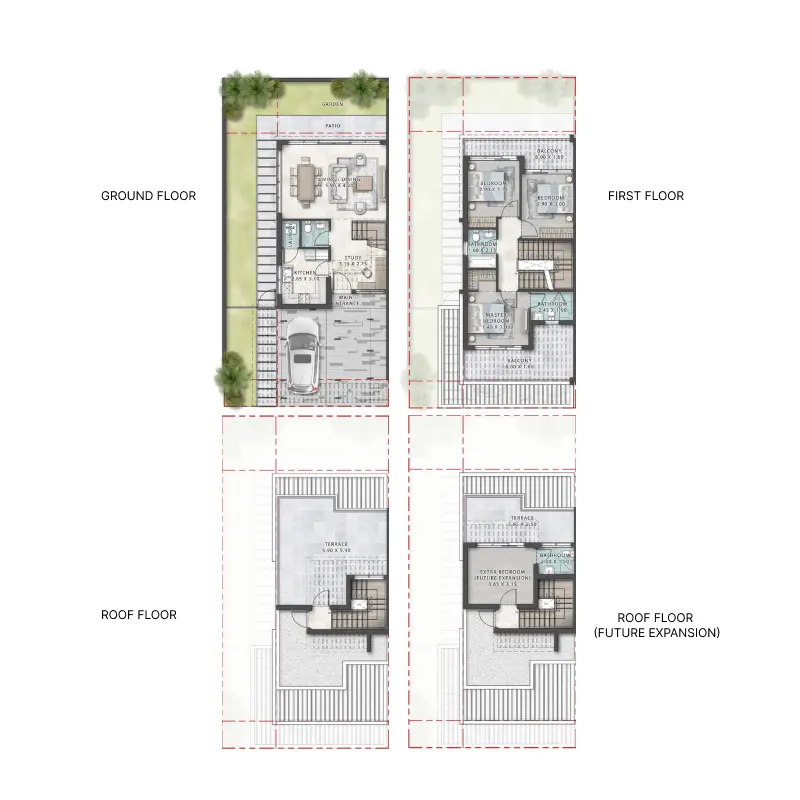 4 bedroom floor plan