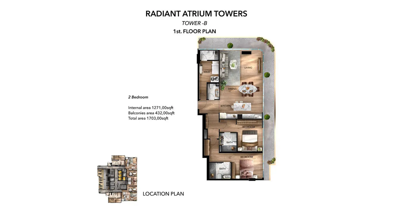 Type A floor plan