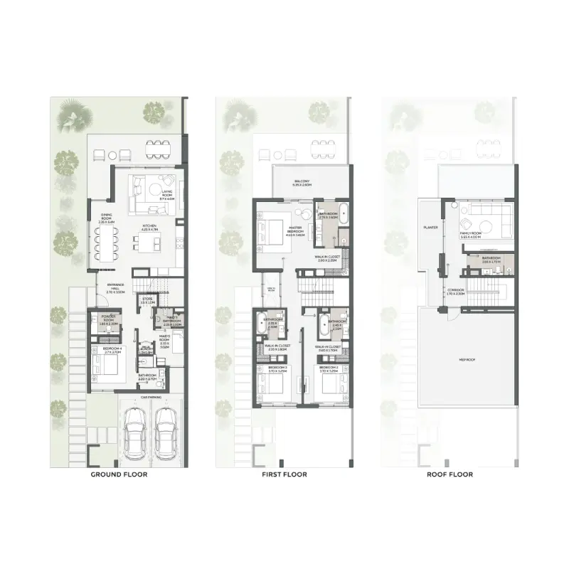 4 bedroom floor plan