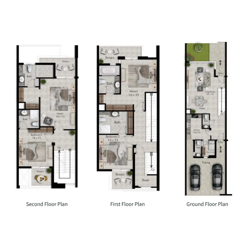 4 bedroom floor plan