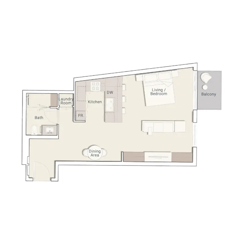 Studio floor plan