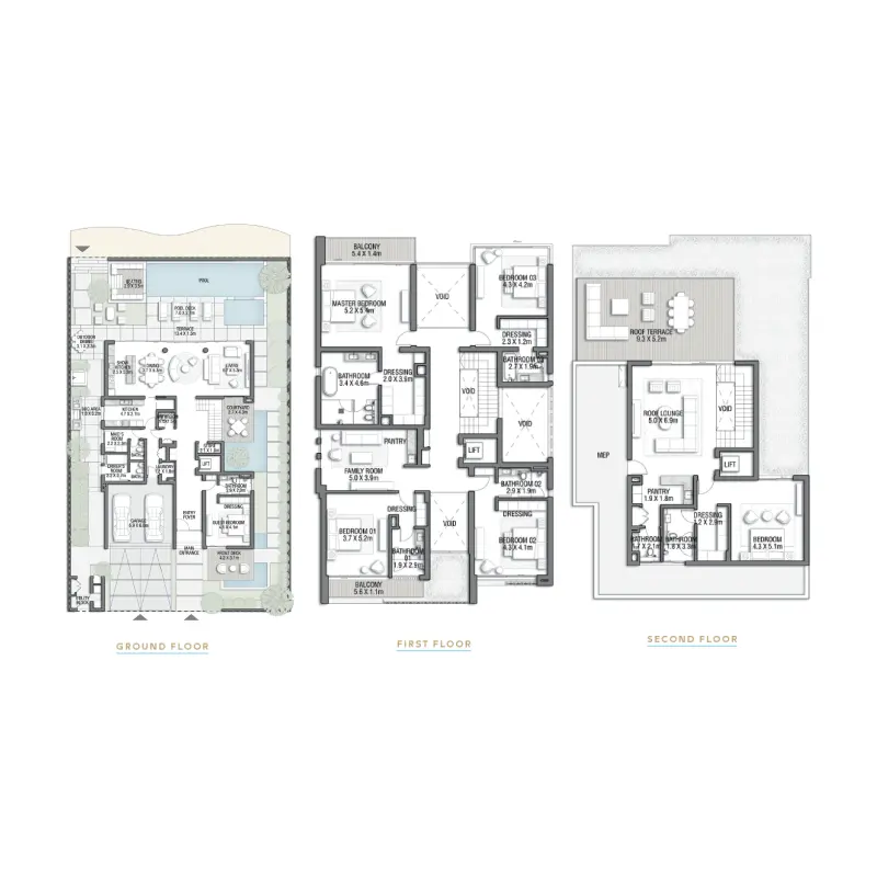 6 bedroom floor plan