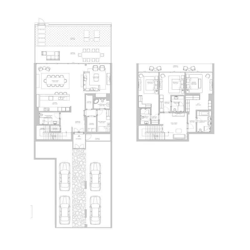 3 bedroom floor plan