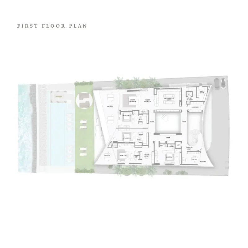 7 bedroom floor plan