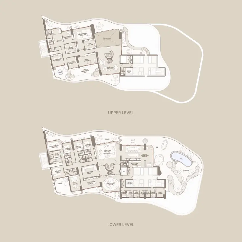 6 bedroom floor plan