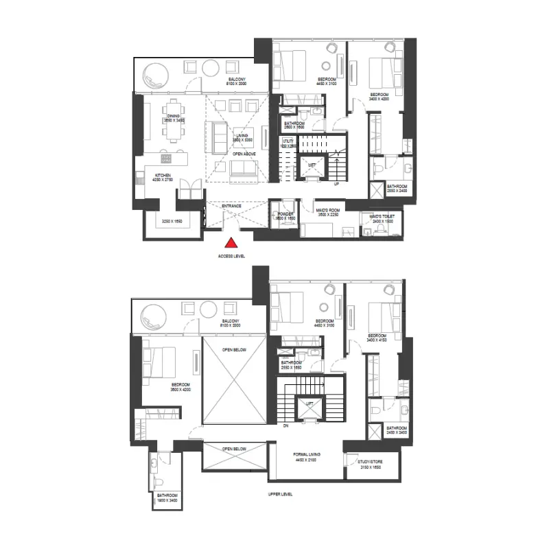 5 bedroom floor plan