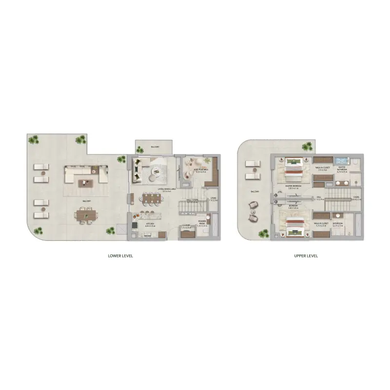 2 bedroom floor plan