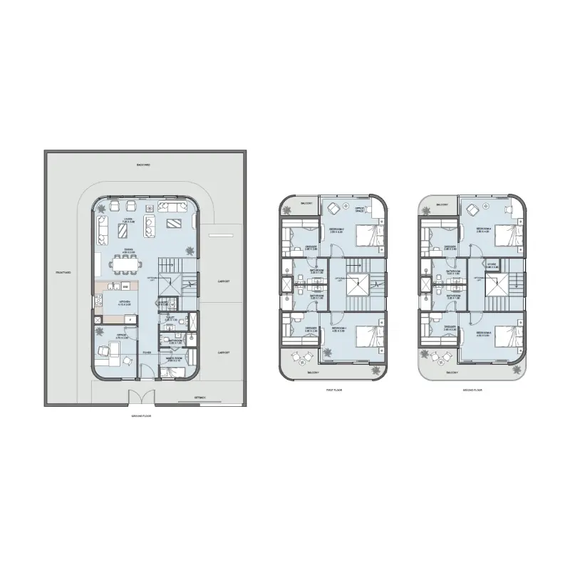 4 bedroom floor plan