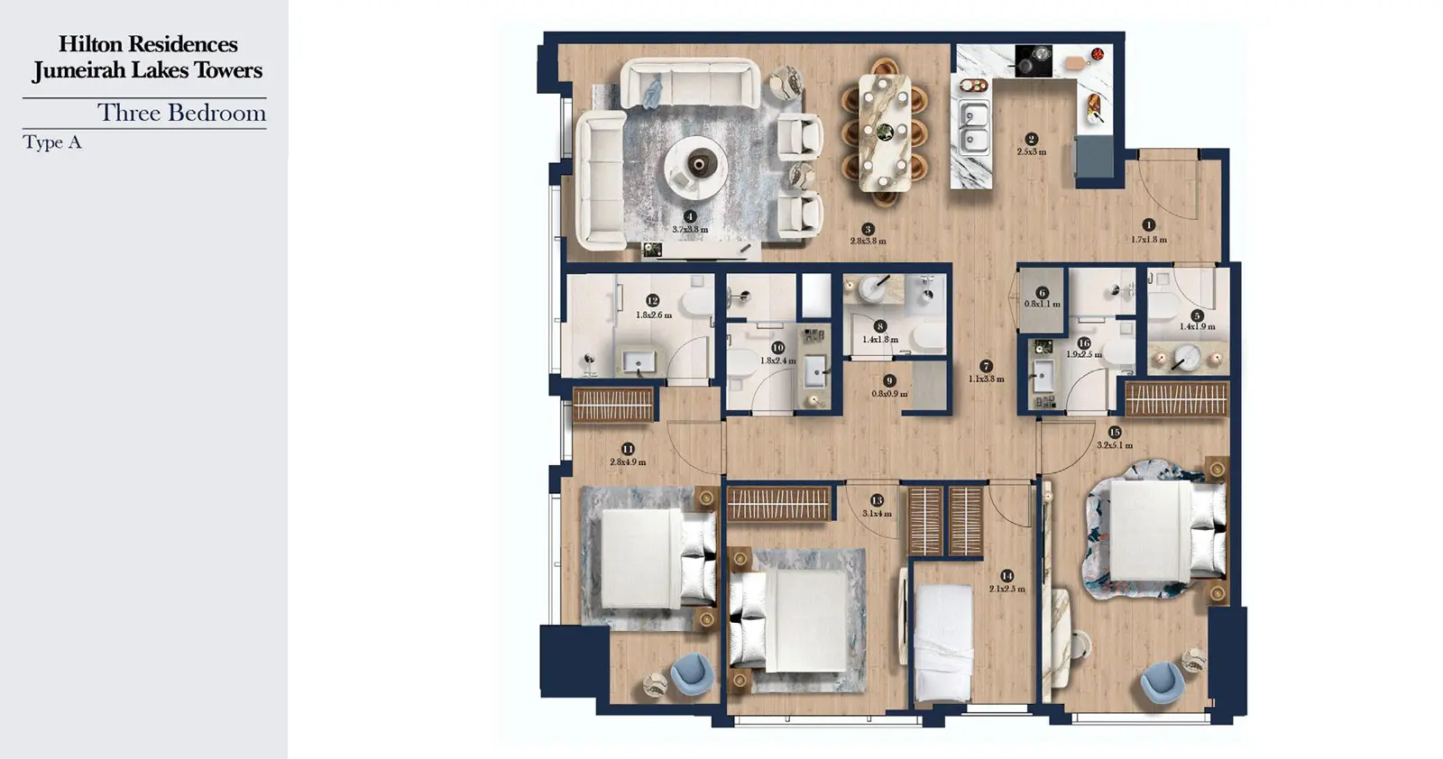 Type A floor plan