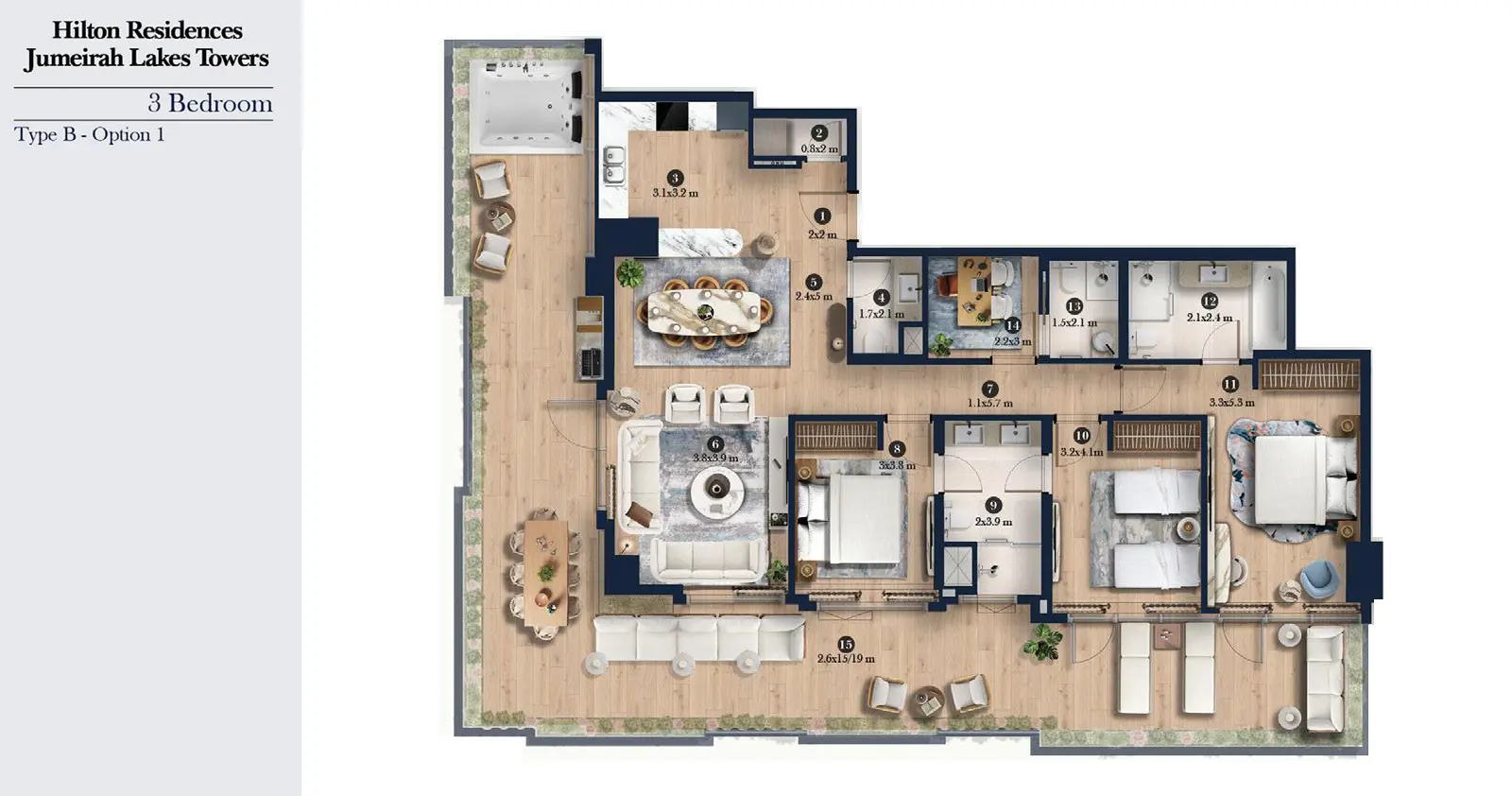 Type B floor plan