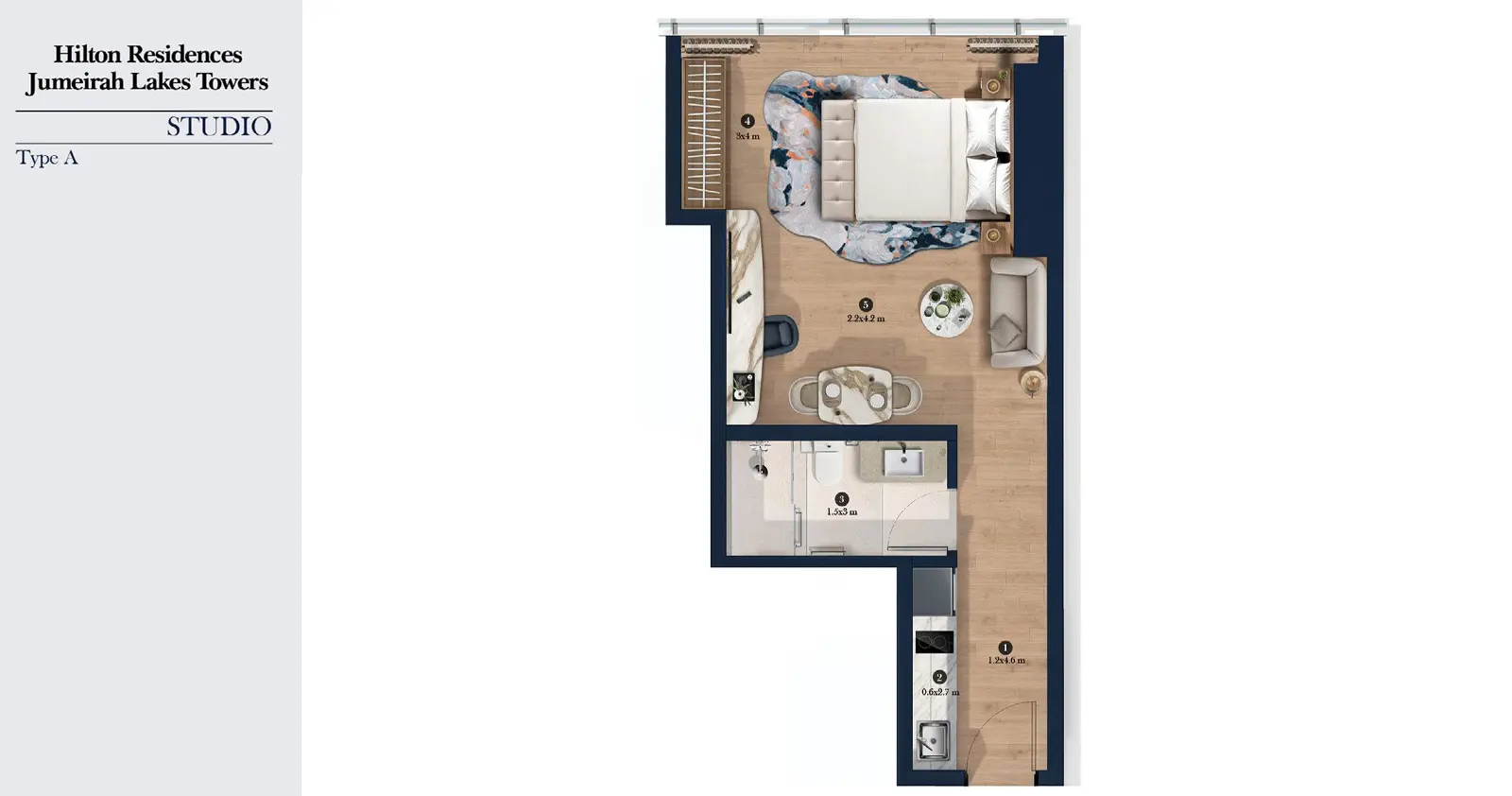 Type A floor plan