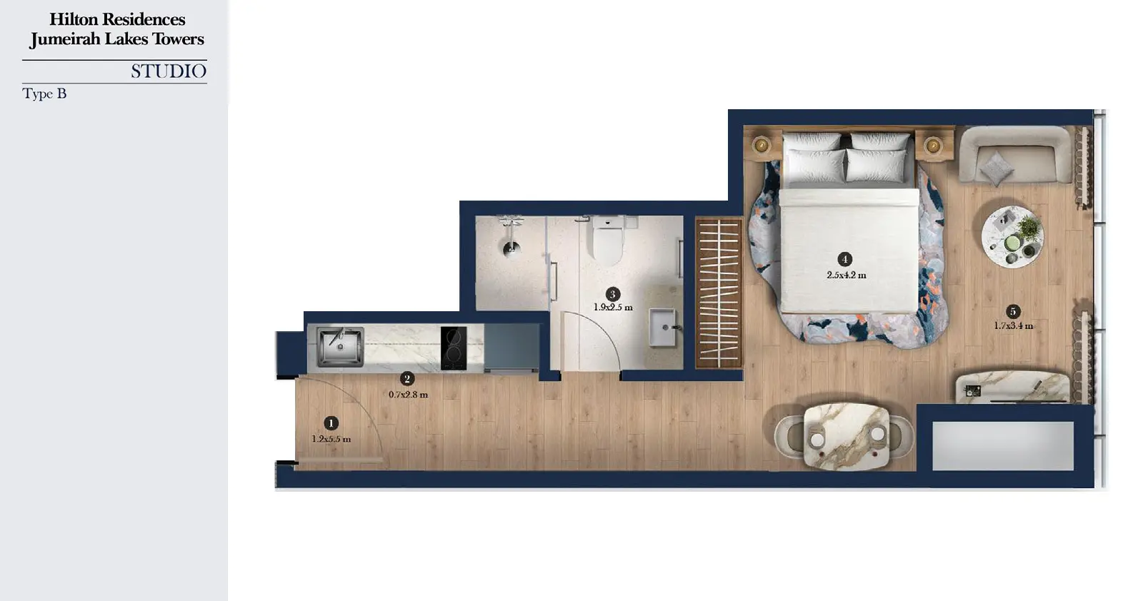 Type B floor plan