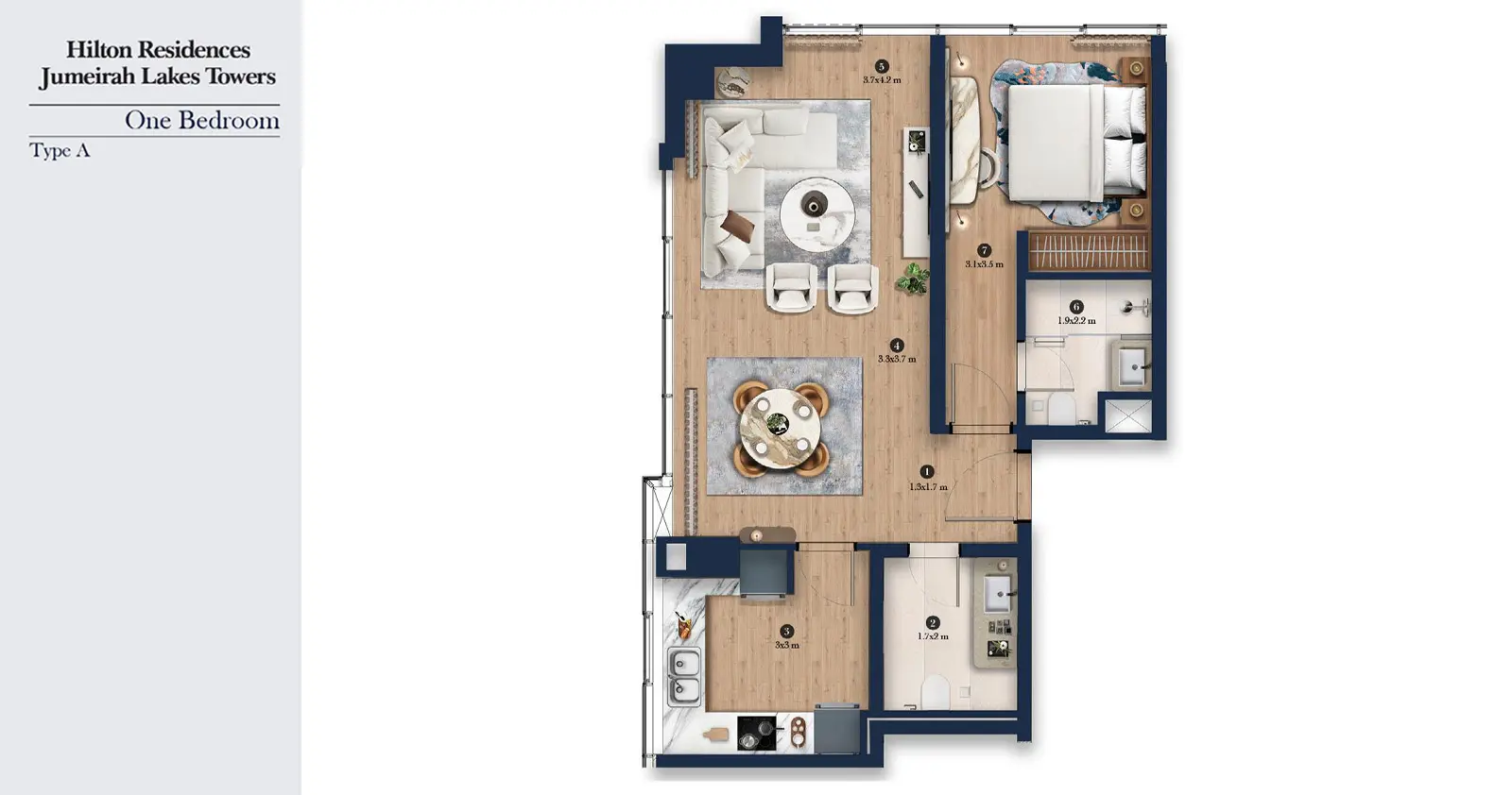 Type A floor plan