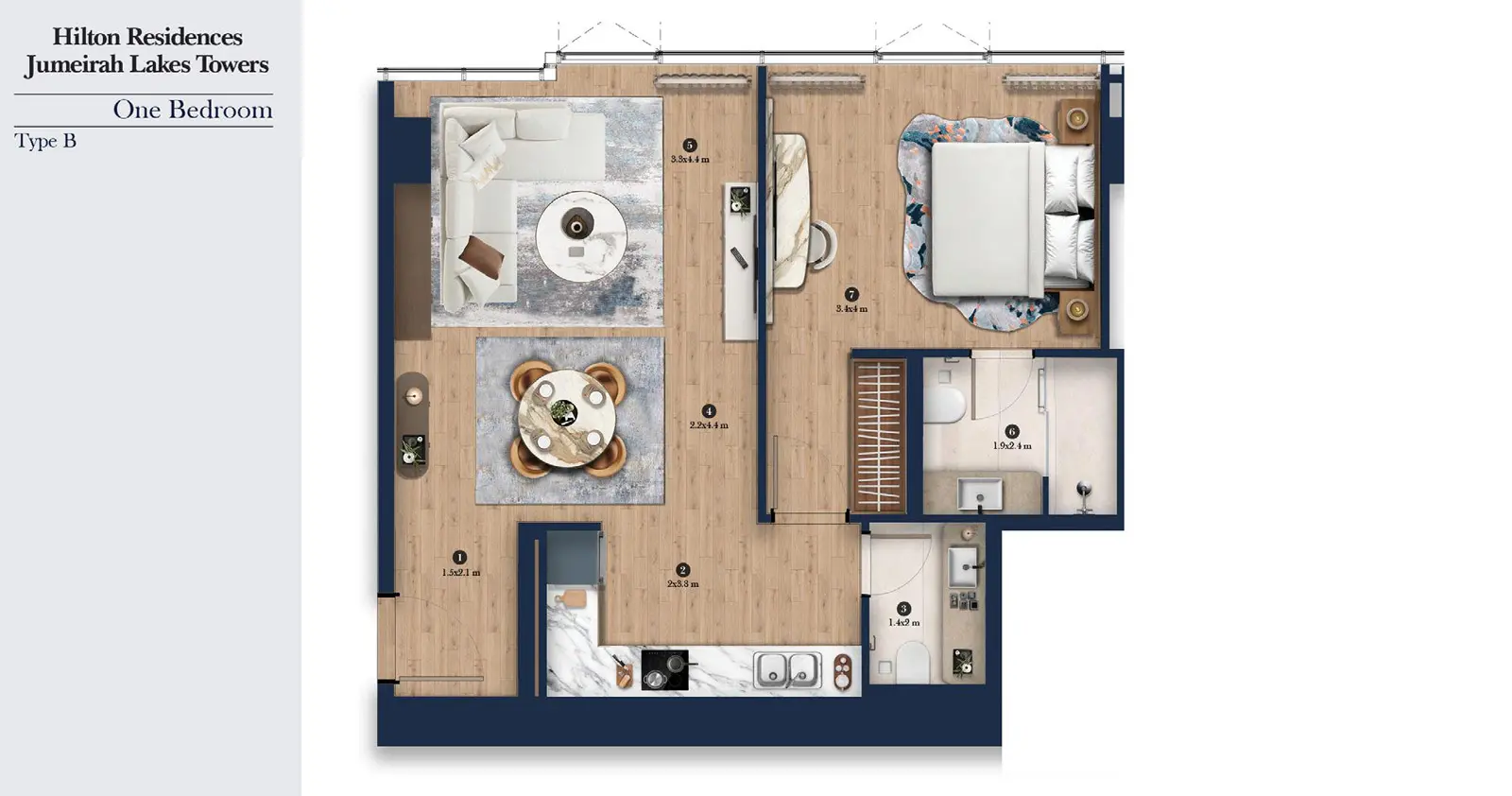 Type B floor plan