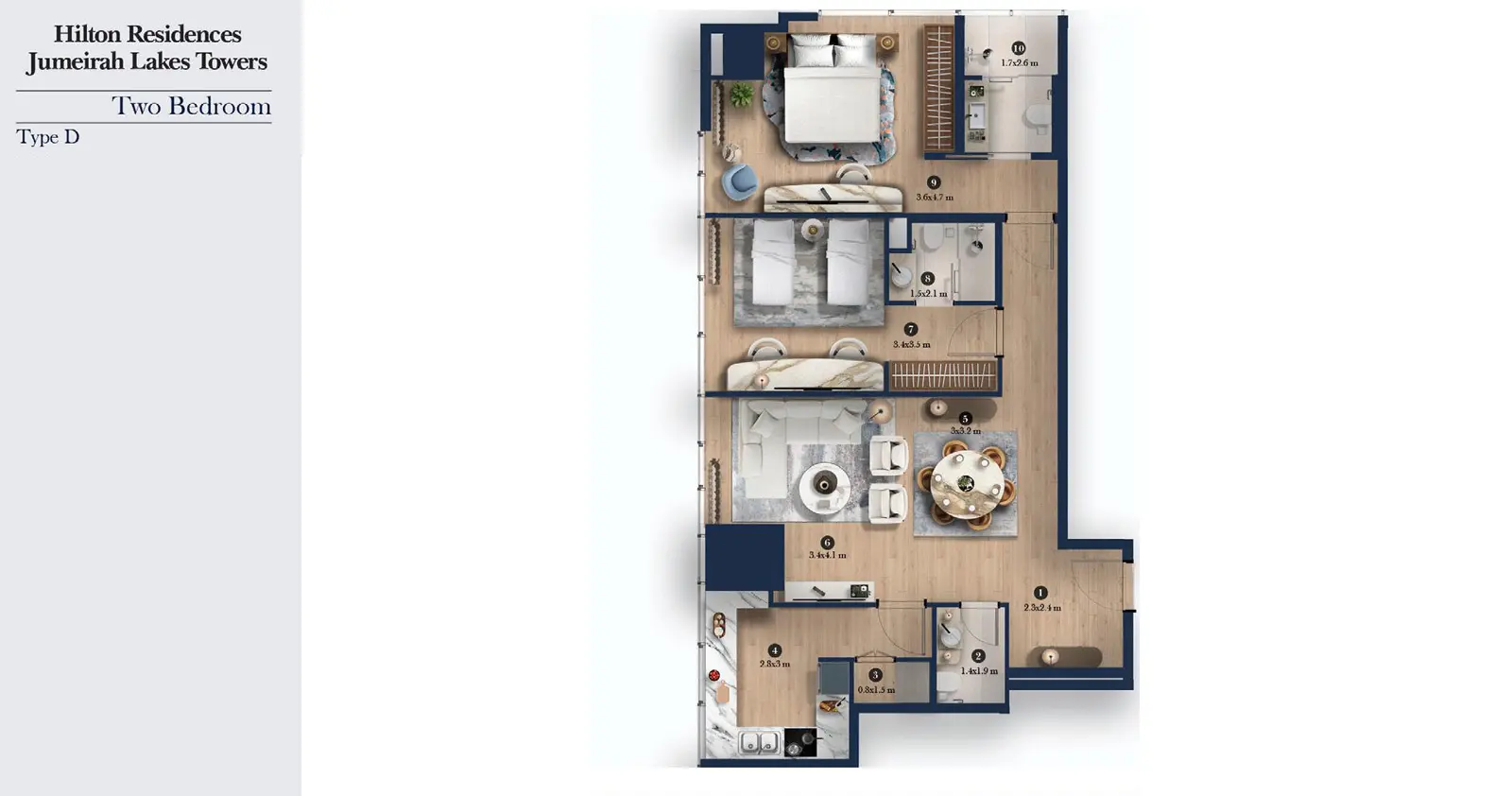 Type D floor plan