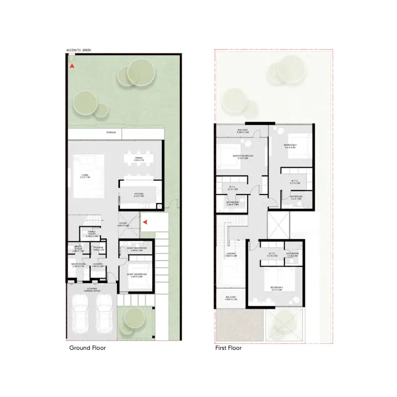 4 bedroom floor plan