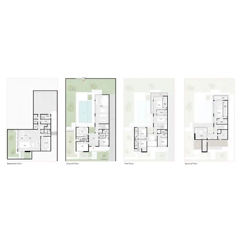 6 bedroom floor plan