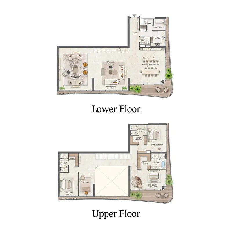 3 bedroom floor plan
