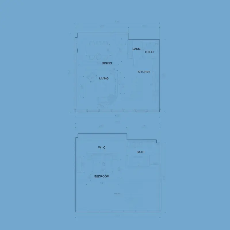 1 bedroom floor plan