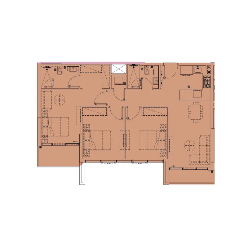 3 bedroom floor plan