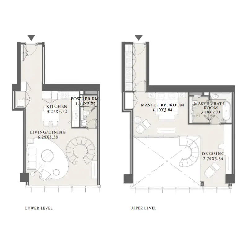 1 bedroom floor plan