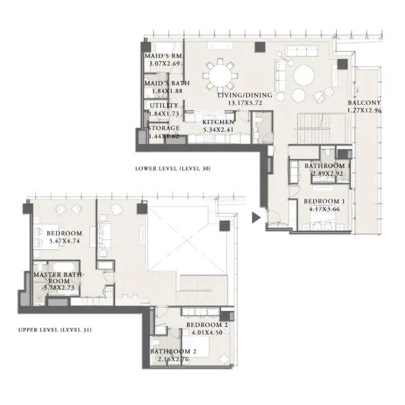 3 bedroom floor plan