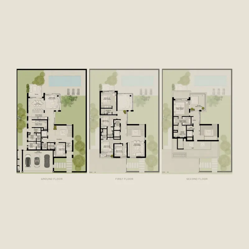 6 bedroom floor plan