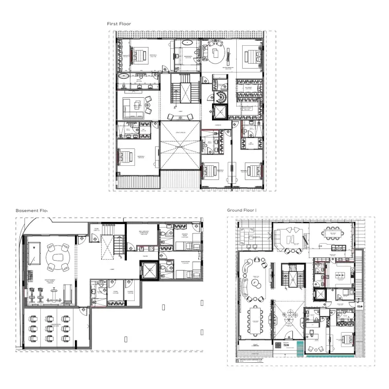 7 Bedrooms villa - Dubai’s Hills Fairways 69 floor plan