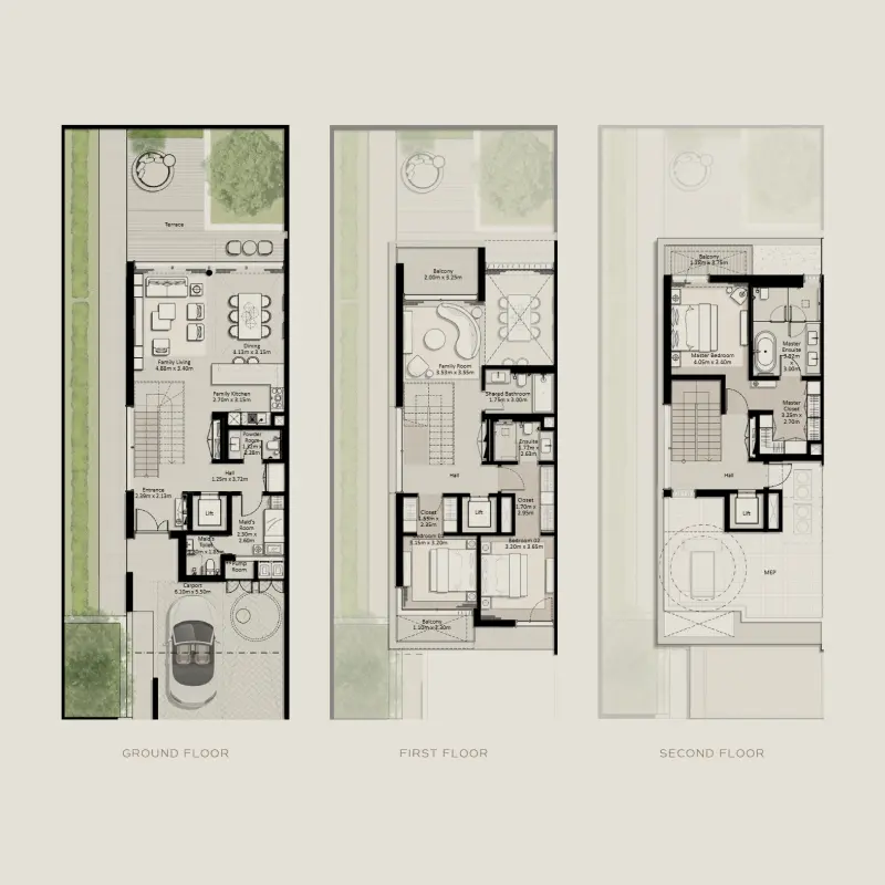 3 bedroom floor plan