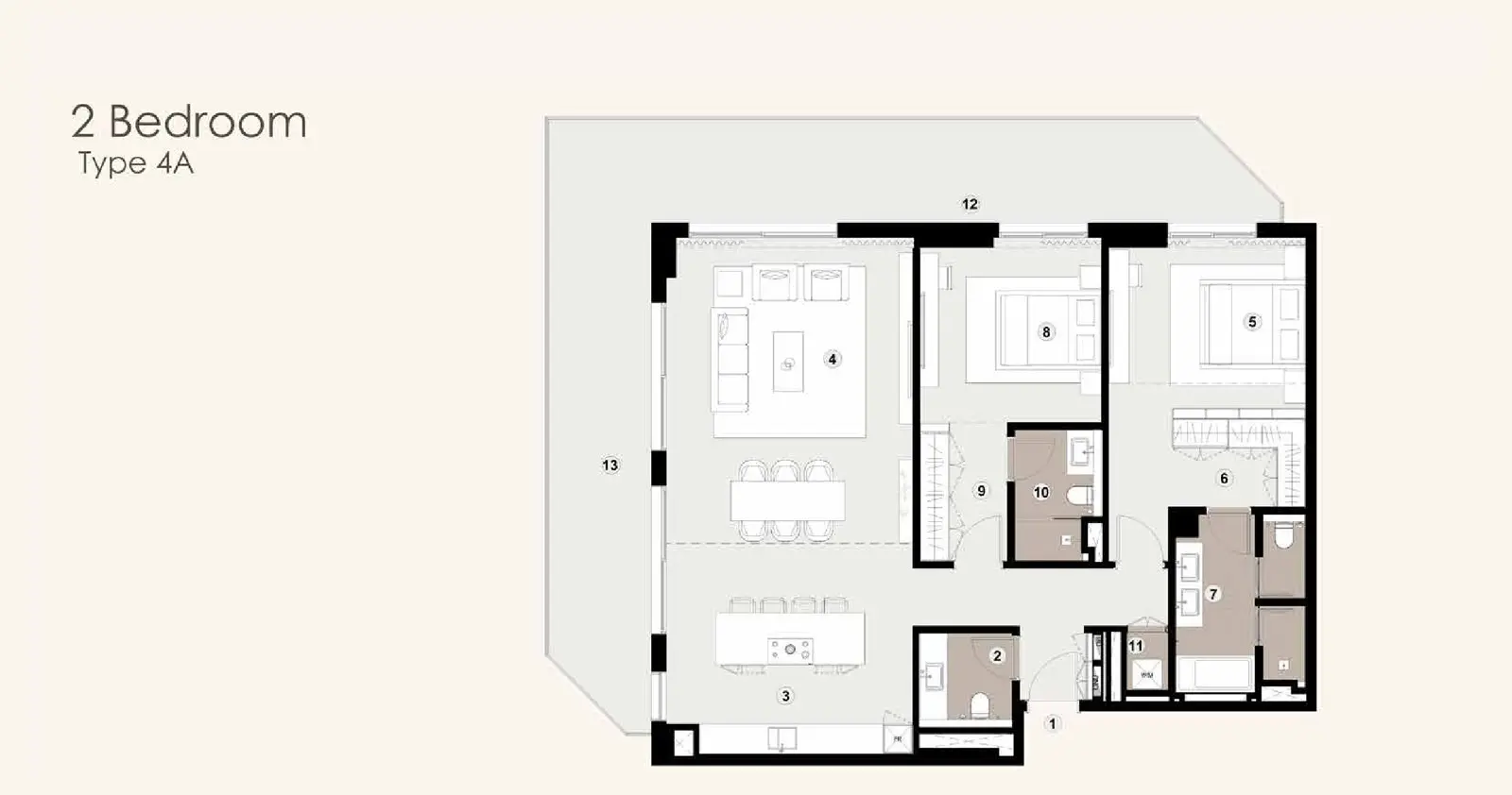 Type 4A floor plan