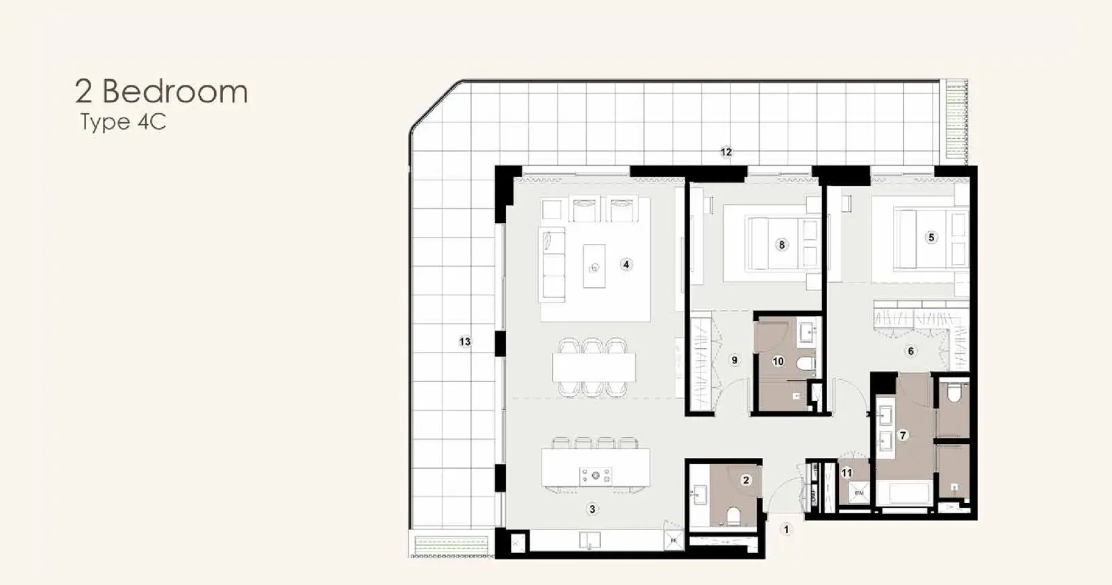 Type 4C floor plan