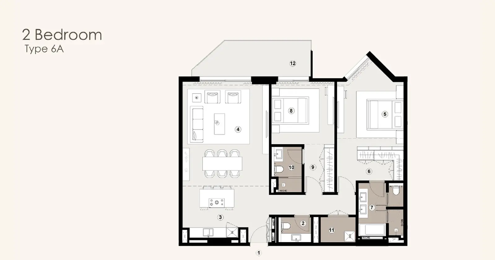 Type 6A floor plan