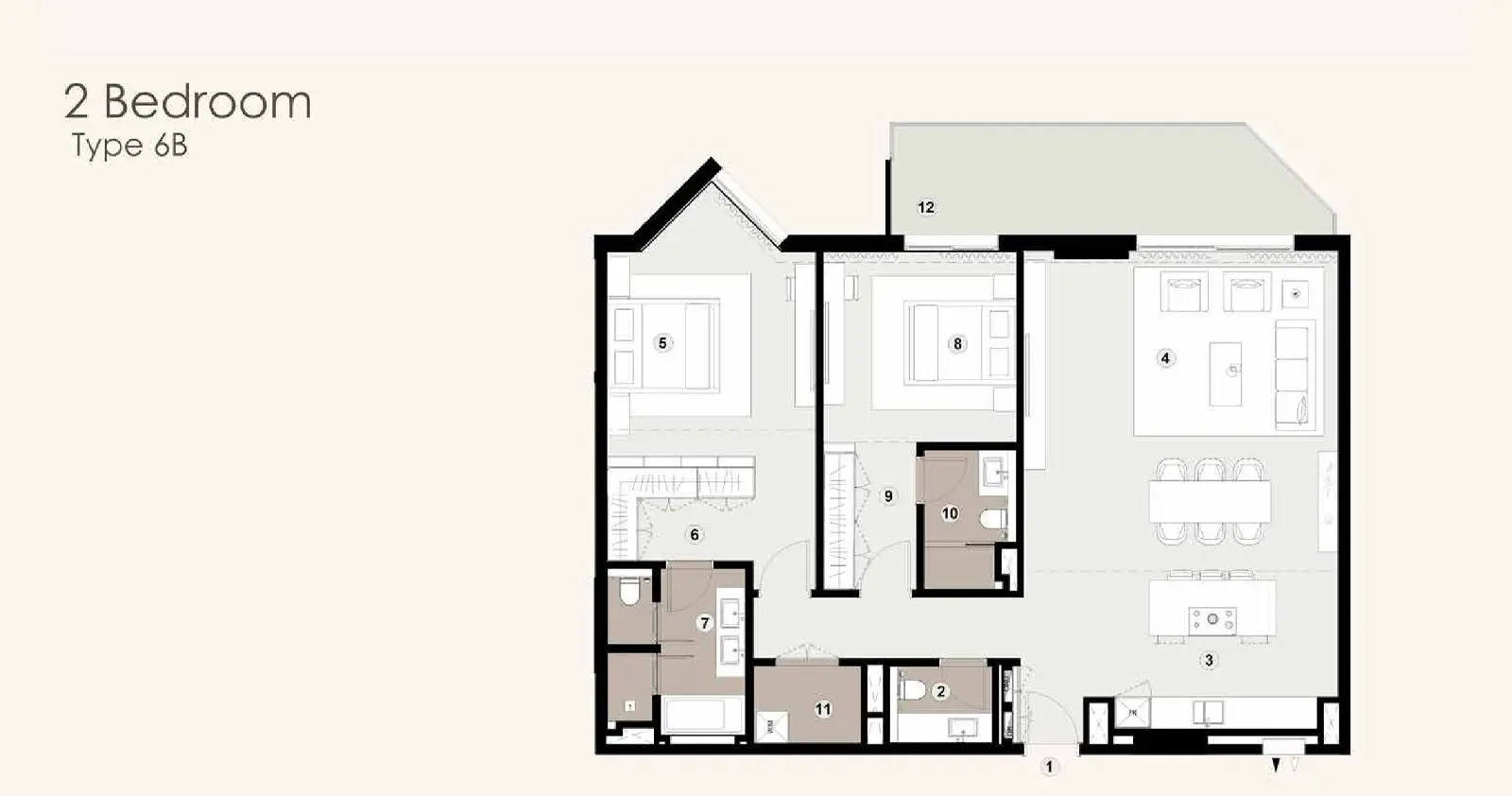 Type 6B floor plan
