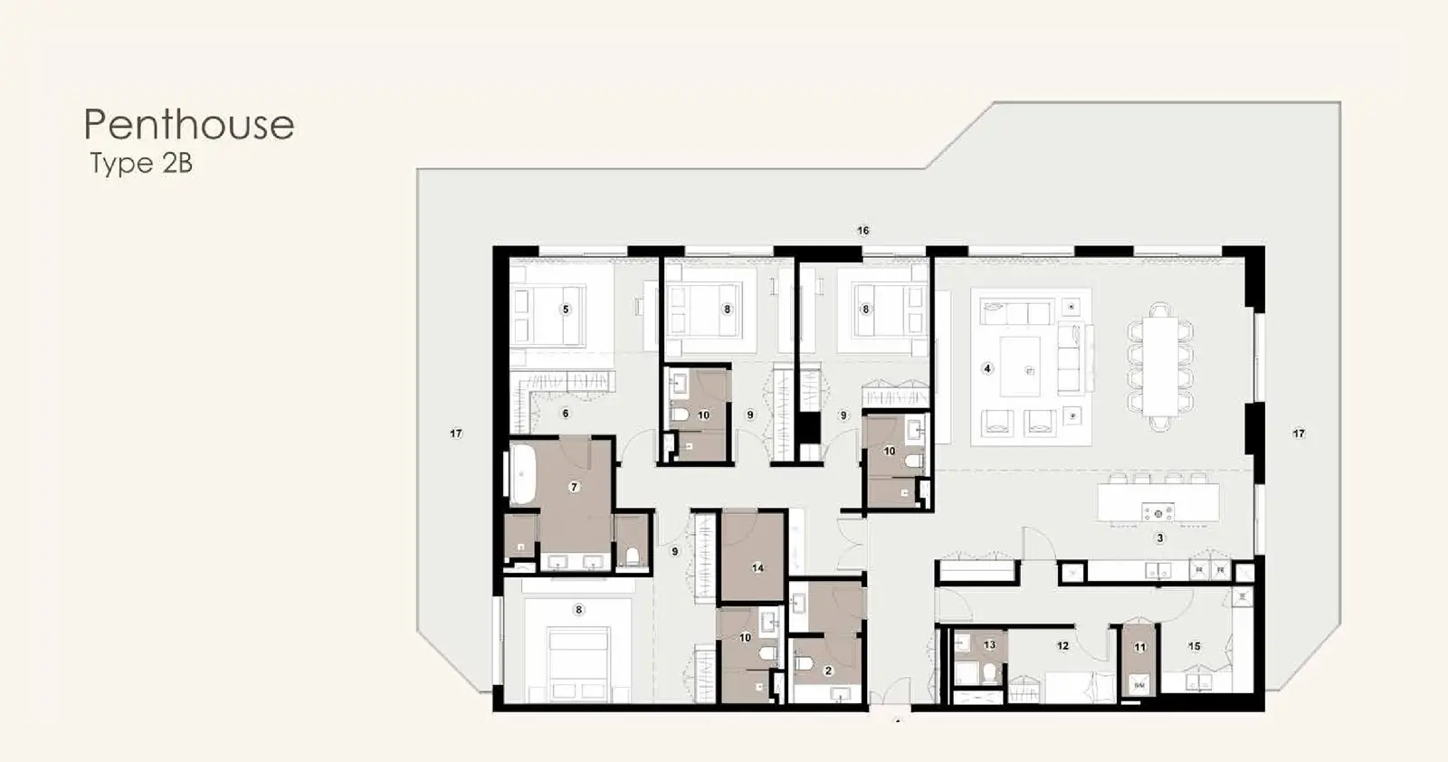 Type 2B floor plan