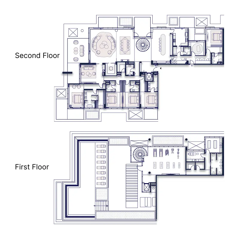 5 bedroom Penthouse -  Silena Residences floor plan