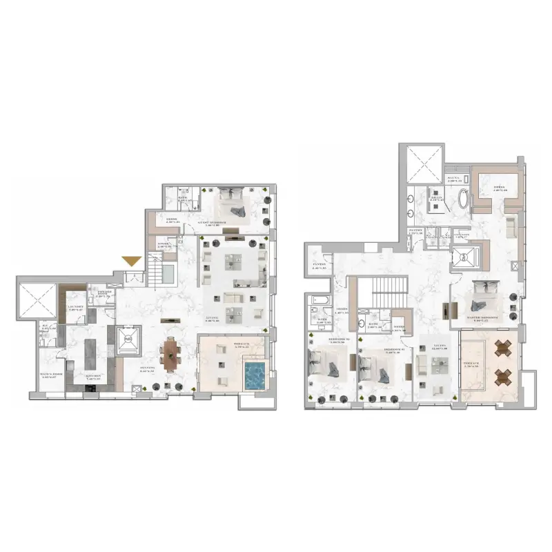 4 bedroom floor plan