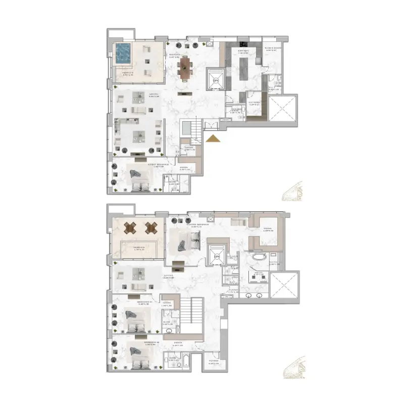 4 bedroom floor plan