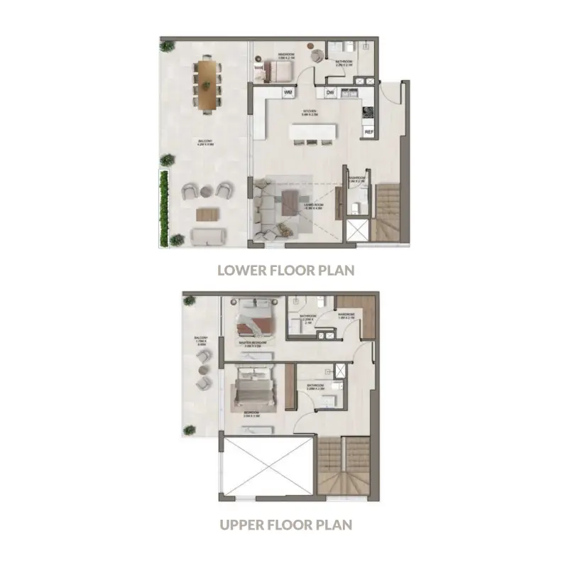 2 bedroom floor plan