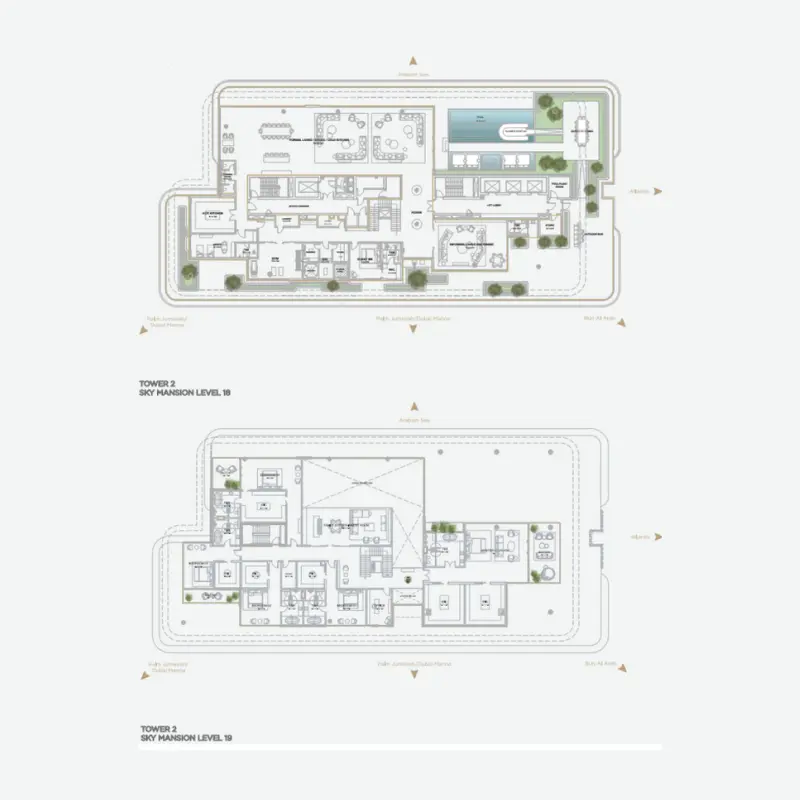 6 bedroom floor plan
