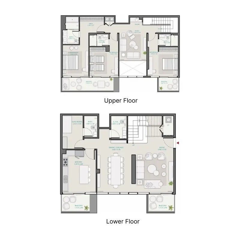 3 bedroom floor plan