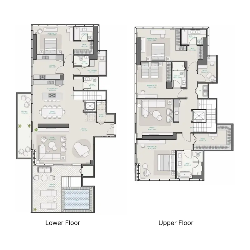 4 bedroom floor plan