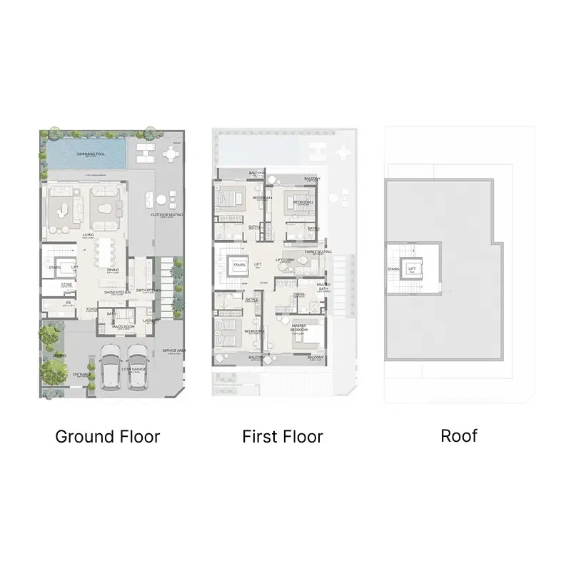 4 bedroom Villa -  The Next Chapter - Pinewood Village floor plan
