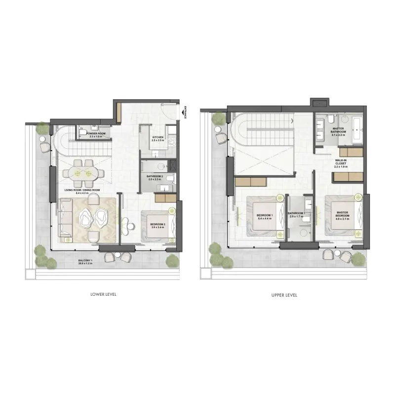 3 bedroom floor plan