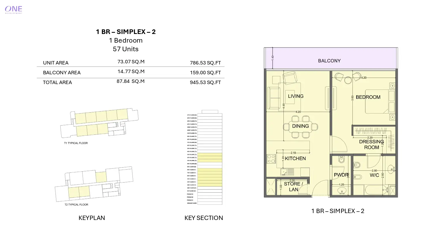 Type 2 floor plan